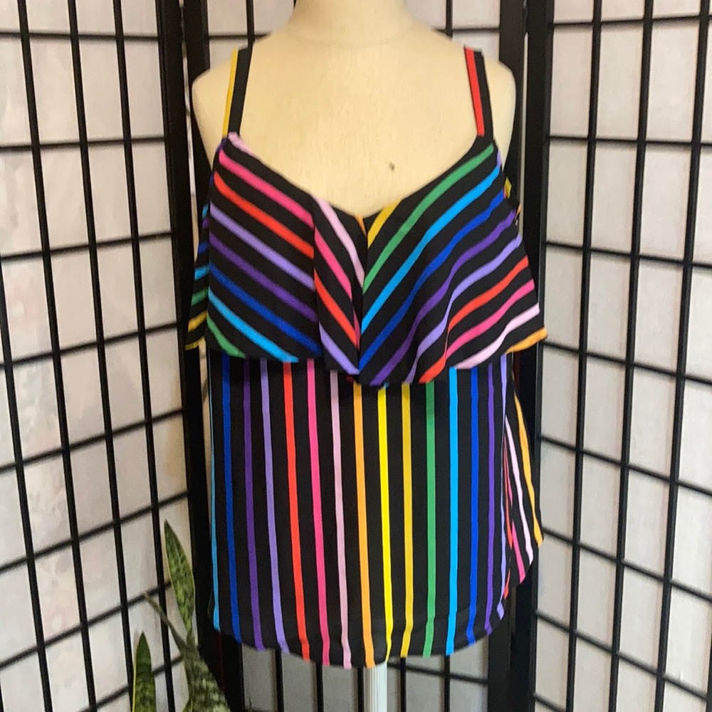 NY&Co. - Multicolored camisole with cold shoulder!